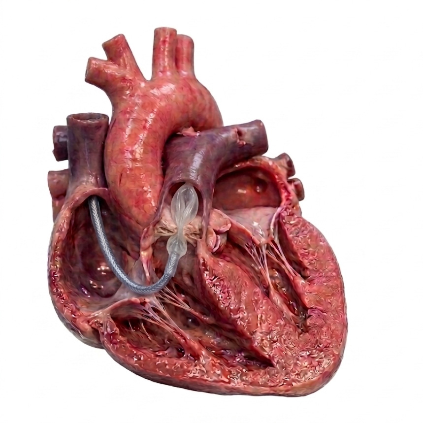 Katheterzugang bei der Pulmonalstenose-Ballonierung